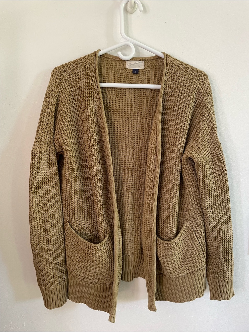 Universal Thread Waffle Knit Oversized Cardigan Sweater